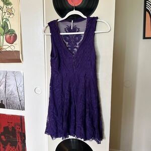 lace boho free people dress